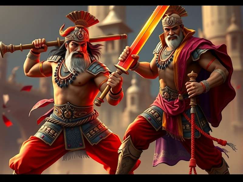 Hanuman Character in Mace Master Battle